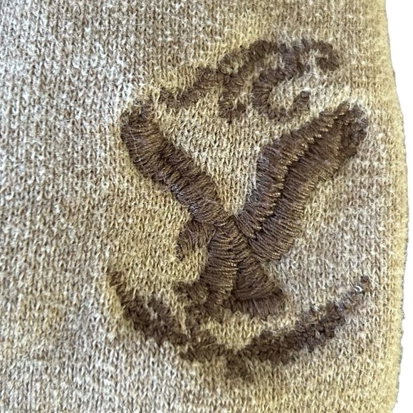 American Eagle Women’s Beige Tan Hooded Sweatshirt with Button Detail Size Large - Picture 4 of 6